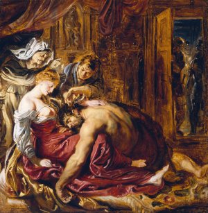 Samson and Delilah by Peter Paul Rubens Oil Painting