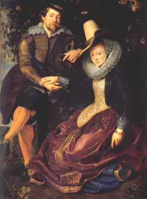Self-Portrait With Isabella Brant painting by Peter Paul Rubens