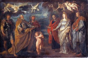 St George with Martyrs Maurus, Papianus, Domitilla, Nerus and Achilleus
