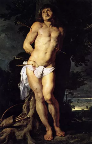 St Sebastian by Peter Paul Rubens - Oil Painting Reproduction