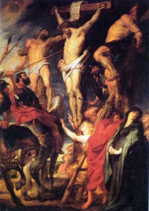 Strike with a Lance by Peter Paul Rubens Oil Painting