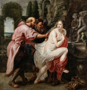 Susanna and the Elders by Peter Paul Rubens Oil Painting