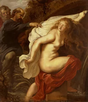 Susanna and the Elders Oil painting by Peter Paul Rubens