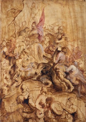 The Ascent to Calvary. The Bearing of the Cross by Peter Paul Rubens Oil Painting