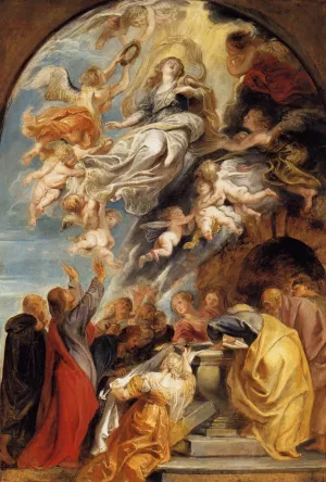 The Assumption of Mary Oil painting by Peter Paul Rubens