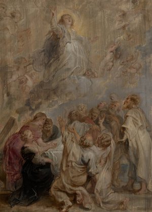 The Assumption of the Virgin by Peter Paul Rubens Oil Painting