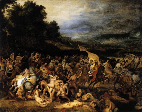 The Battle of the Amazons by Peter Paul Rubens - Hand-Painted Oil Painting Reproduction