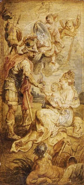 The Birth of Henri IV of France painting by Peter Paul Rubens