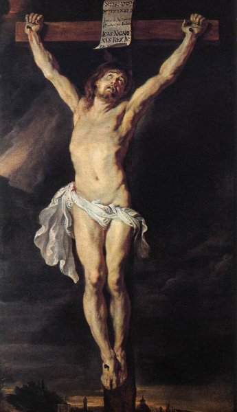 Main Product Photo of The Crucified Christ Painting by Peter Paul Rubens