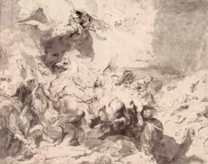 The Damage of Sennaherib by Peter Paul Rubens Oil Painting