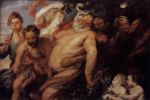 The Drunken Silenus by Peter Paul Rubens Oil Painting