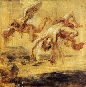 The Fall of Icarus Oil painting by Peter Paul Rubens