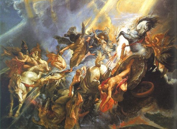 Main Product Photo of The Fall of Phaeton Painting by Peter Paul Rubens
