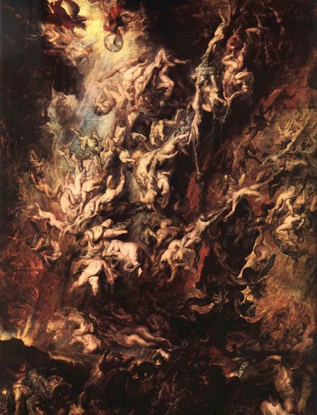 Main Product Photo of The Fall of the Damned Painting by Peter Paul Rubens