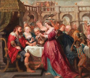 The Feast of Herod by Peter Paul Rubens Oil Painting