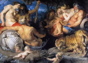 The Four Continents by Peter Paul Rubens - Oil Painting Reproduction