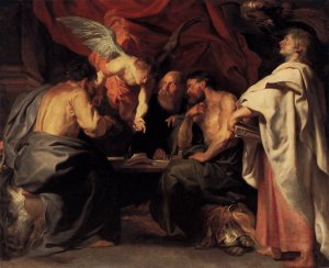 The Four Evangelists by Peter Paul Rubens Oil Painting