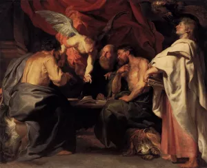 The Four Evangelists Oil painting by Peter Paul Rubens