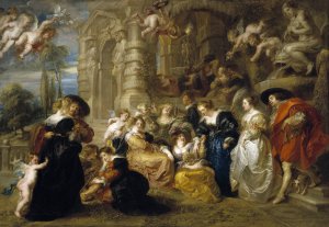 The Garden of Love by Peter Paul Rubens Oil Painting