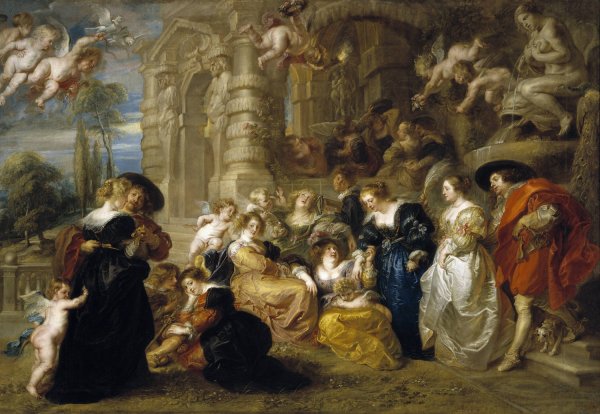 The Garden of Love  by Peter Paul Rubens - Hand-Painted Oil Painting Reproduction