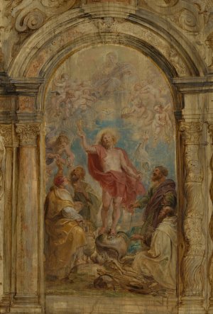 The Glorification of the Eucharist by Peter Paul Rubens Oil Painting