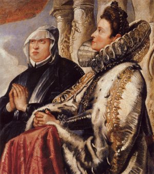The Gonzaga Family Worshipping the Holy Trinity Detail by Peter Paul Rubens Oil Painting