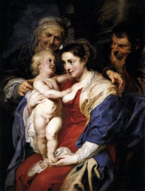 The Holy Family with St Anne by Peter Paul Rubens Oil Painting