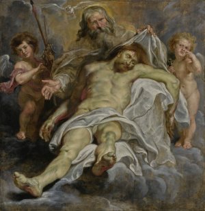 The Holy Trinity by Peter Paul Rubens Oil Painting