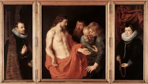 The Incredulity of St Thomas painting by Peter Paul Rubens