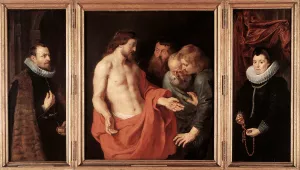 The Incredulity of St Thomas Oil painting by Peter Paul Rubens