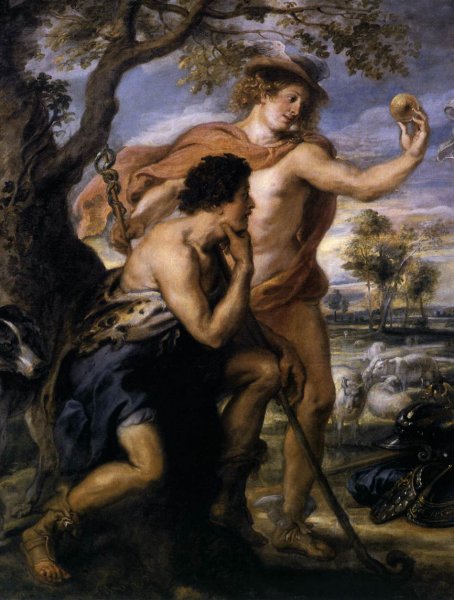 The Judgment of Paris Detail by Peter Paul Rubens - Hand-Painted Oil Painting Reproduction