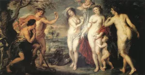 The Judgment of Paris Oil painting by Peter Paul Rubens