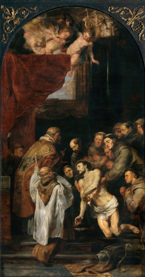 The Last Communion of Saint Francis of Assisi by Peter Paul Rubens Oil Painting