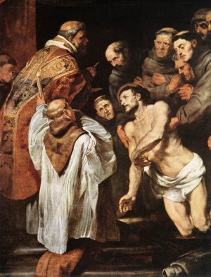 The Last Communion of St Francis by Peter Paul Rubens Oil Painting