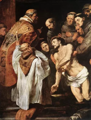 The Last Communion of St Francis Oil painting by Peter Paul Rubens