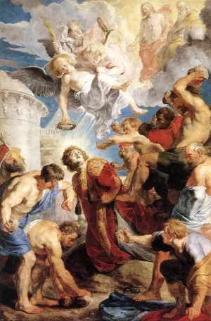 The Martyrdom of St Stephen by Peter Paul Rubens - Oil Painting Reproduction