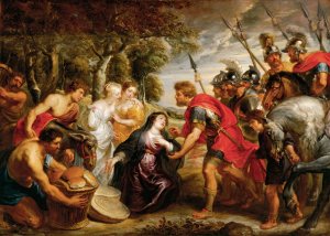 The Meeting of David and Abigail by Peter Paul Rubens Oil Painting