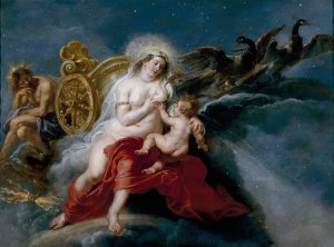 The Origin Of The Milky Way by Peter Paul Rubens Oil Painting