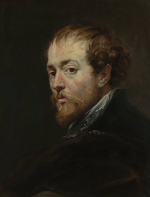 The Painter Peter Paul Rubens by Peter Paul Rubens Oil Painting