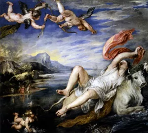 The Rape of Europa painting by Peter Paul Rubens