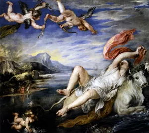 The Rape of Europa by Peter Paul Rubens Oil Painting