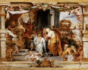 The Sacrifice of the Old Covenant painting by Peter Paul Rubens