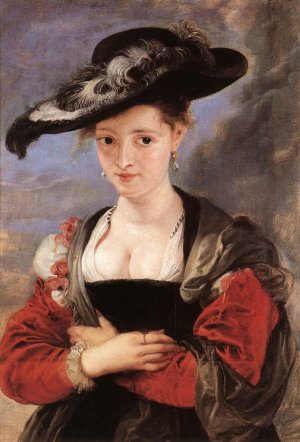 The Straw Hat by Peter Paul Rubens Oil Painting