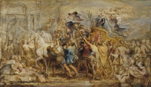 The Triumph of Henry IV by Peter Paul Rubens Oil Painting