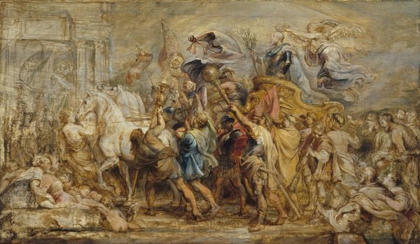 The Triumph of Henry IV  by Peter Paul Rubens - Hand-Painted Oil Painting Reproduction