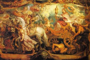 The Triumph of the Church by Peter Paul Rubens Oil Painting