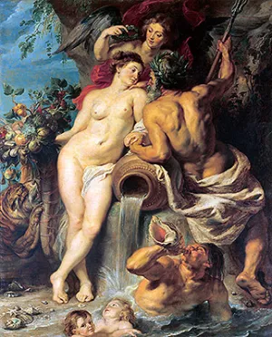 The Union of Earth and Water by Peter Paul Rubens Oil Painting