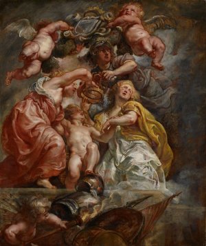 The Union of England and Scotland by Peter Paul Rubens Oil Painting