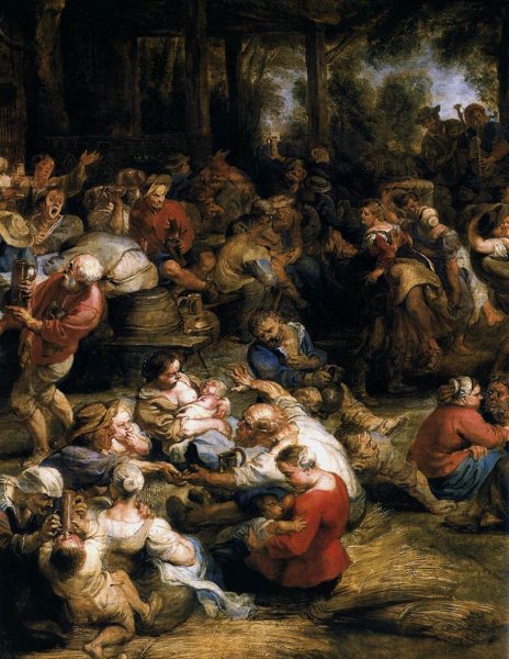 Main Product Photo of The Village Fete Detail Painting by Peter Paul Rubens