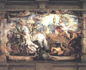 Triumph of Church over Fury, Discord, and Hate by Peter Paul Rubens Oil Painting